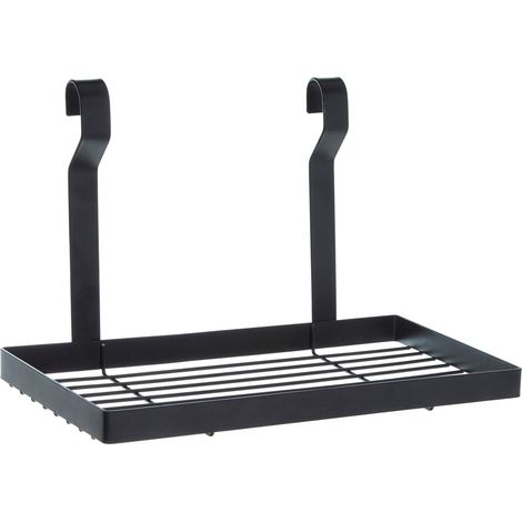 Premier Housewares Sorello Matte Black Single Shelf Storage Rack (1/5)