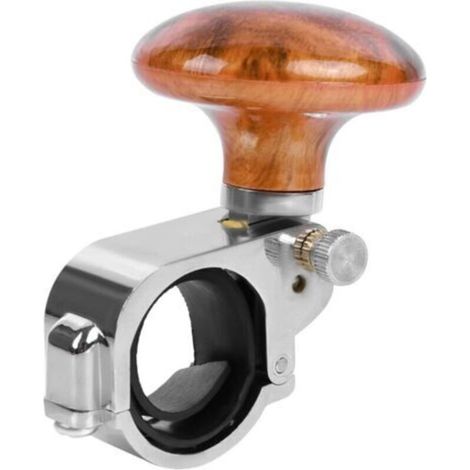 Bouton de Roue de Volant, Bouton de Volant de Voiture Poignée d'alimentation de Voiture Spinner Booster de Volant pour Bateaux Voitures Camions Tracteurs (1/4)