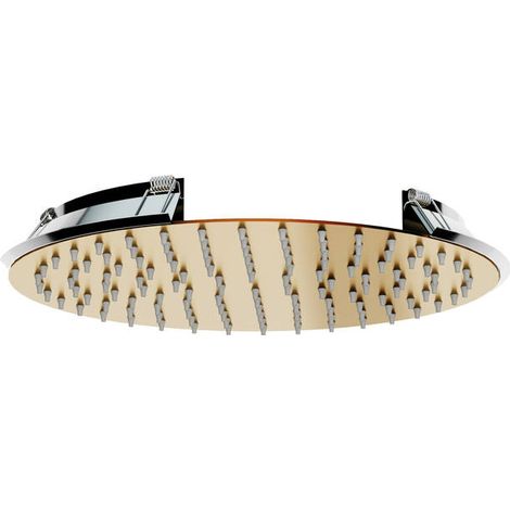 Tete Douche Encastré Au Plafond Ronde 30Cm Or - GME (1/2)