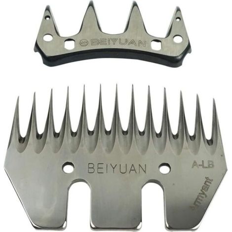 Ciseaux à mouton 13 dents Lame électrique Beiyuan Ciseaux à moutons Peigne et Cutter – Remplacement pour tondeuse mouton,alpa