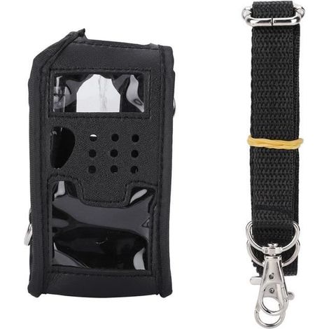 Walkie Talkie Housse en cuir pour BAOFENG UV-5R Plus UV-5RE Plus UV-5RB-CER (1/4)