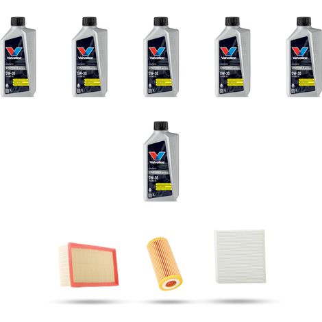 Kit tagliando 3 FILTRI e 6L OLIO compatibile con Audi Q3 (F3B,F3N) 2.0 45tfsi 180kw dal 2021 (1/5)