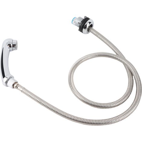 Kit de robinetterie professionnelle pour bac à shampoing et lave-vaisselle, comprenant un robinet de douche et un flexible pour bac à shampoing et bac de lavage. (1/5)