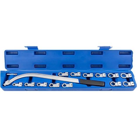 Ensemble de clés de poulie de tendeur de moteur automobile, kits d'outils de suppression de tension de courroie CR-V, 5 pièces de fleur de prunier hexagonale en forme de E et 8 pièces de connecteur à (1/5)