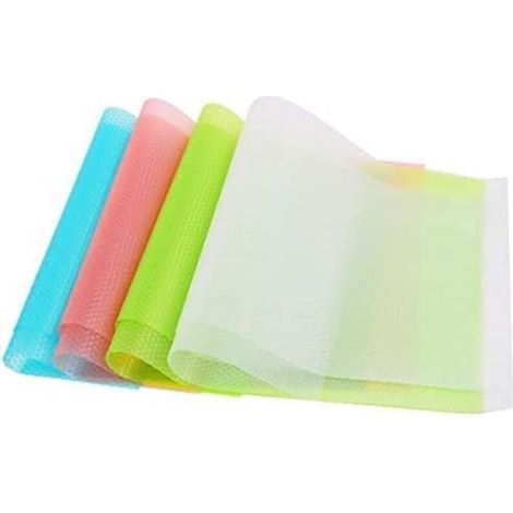 Set of 8 washable placemats, non-slip refrigerator mat, table mat, drawer mat, suitable for kitchen tables and restaurants YMYNY (1/4)