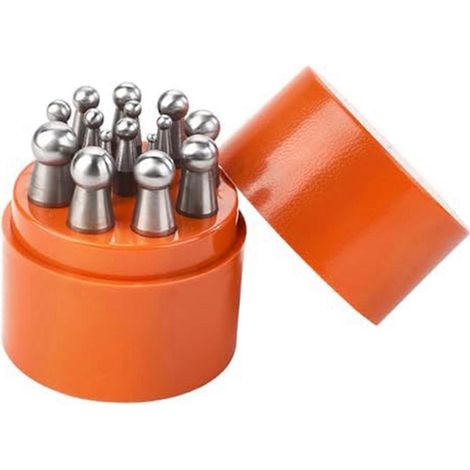 Set mit 15 Kuppelstanzern, Stempelwerkzeuge zum Formen von Perlen (1/5)