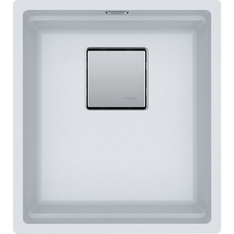 Evier Franke Kubus 2.0 Pro Fragranite KNG110-37 - Blanc Artic (Moucheté) - Vidage : Automatique