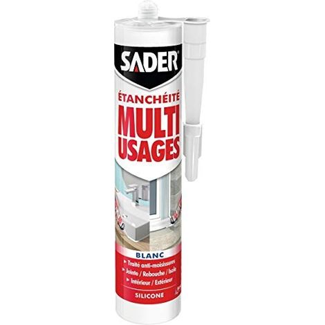 SADER SELLADOR DE SILICONA MULTIUSOS 280 ML, BLANCO 30612065