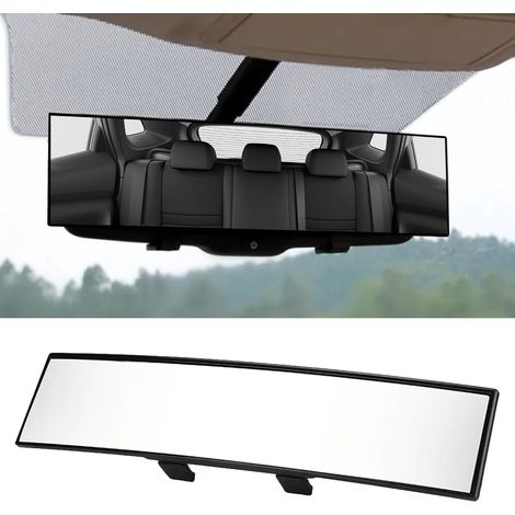 Specchietto retrovisore interno per auto, specchietto retrovisore panoramico a clip, specchietto retrovisore grandangolare da 11,2 pollici, specchietto retrovisore HD (1/4)