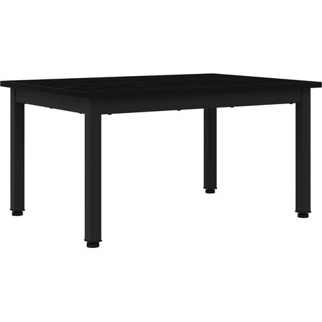 Maison Exclusive - Couchtisch Schwarz Eichen-Optik 70 x 50 x 36 c