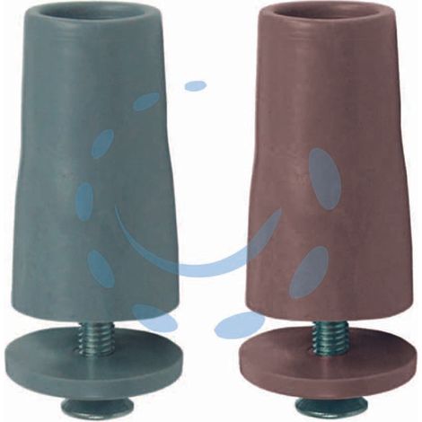 ARRESTI CON VITI PER AVVOLGIBILI 40mm GRIGIO