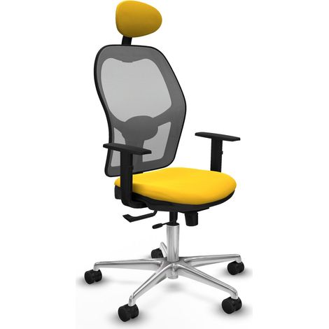 Silla piqueras y crespo Jorquera gris aluminio ergonómica (1/2)