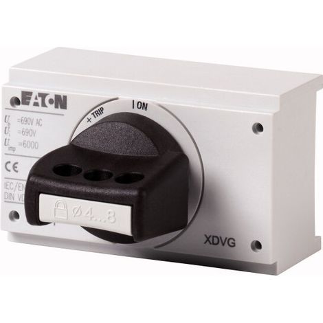 Poignée rotative pour mécanisme inverseur noire verrouillable taille 2 000285248 EATON NZM2 XDVG