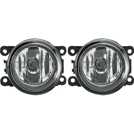 Paire de feux antibrouillard avant avec ampoules H11 pour Ford Focus, Suzuki Swift, New Alto, Renault, Peugeot CP, noir (1/5)