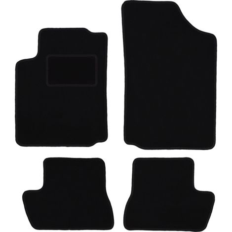 Tapis en velours noir pour Citroën C3 Pluriel cabriolet (2003-2010) (1/5)