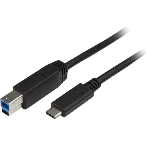 StarTech.com USB315CB2M cavo USB USB 3.2 Gen 1 (3.1 Gen 1) 2 m USB C USB B Nero (1/4)