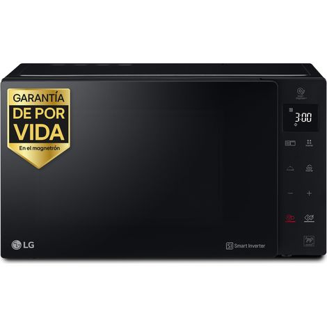 Comptoir de cuisine Four à micro-ondes Smart Inverter avec gril à quartz, 25 L, 1000 W, programmes automatiques, niveaux de puissance réglables, cuisson à vapeur, noir (1/5)