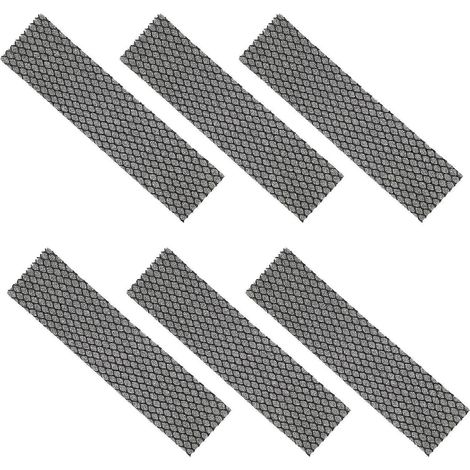 Lot de 6 filtres pour climatiseur domestique : entretien durable, utilisation de filtres de ventilation pour une meilleure qualité d'air, en coton découpable.