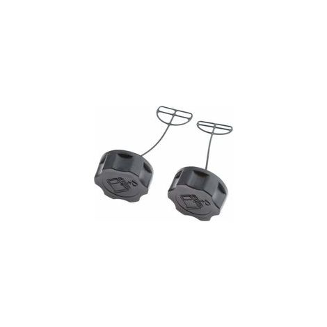 Bouchons de réservoir de carburant pour débroussailleuse – Haute qualité – Étanchéité optimale – Dimensions 35mm intérieur, 45mm extérieur – Lot de 2 (1/5)
