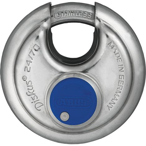 ABUS 24IB/70mm Stainless Steel Diskus Padlock with Carded Packaging