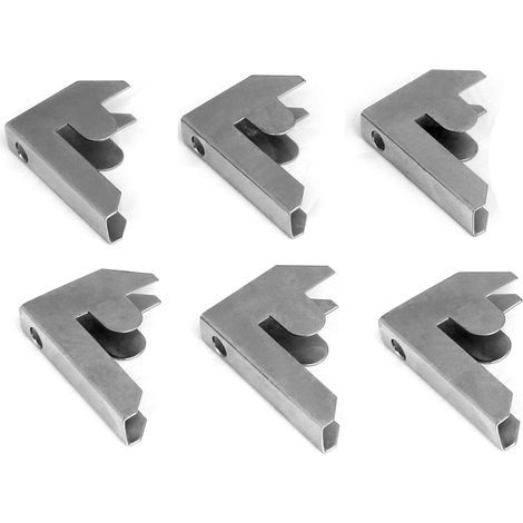 Conectores para estanterías de garaje Galwix de Monster Racking, paquete de 6, acero galvanizado