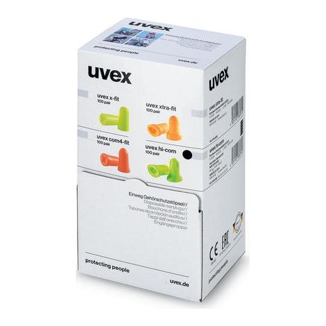 uvex 2112095 hi-com Mini Gehörschutzstöpsel 24 dB einweg 100 Paar (1/2)