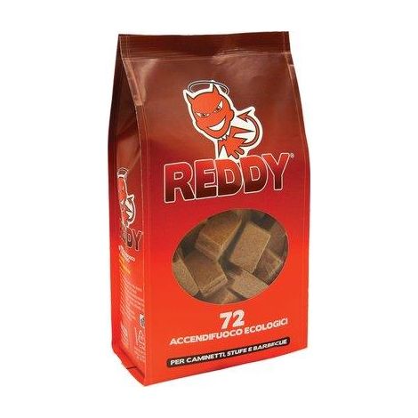 ACCENDIFUOCO ECOLOGICO 72 REDDY - CUBETTI 72- 12 pezzi
