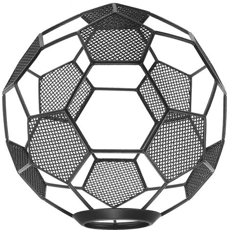 Abat-jour moderne ajouré en forme de ballon de football, abat-jour décoratif (1/5)