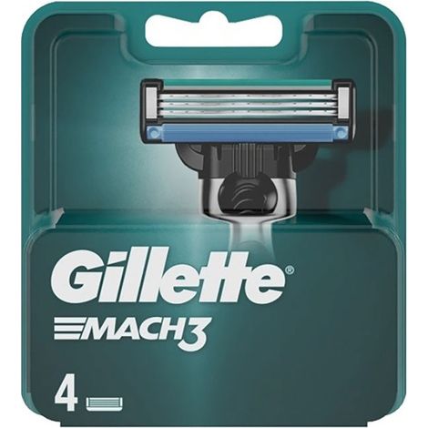 Gillette Rec Mach3 Pack 4 Ersatzklingen