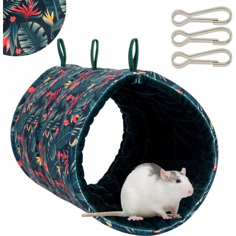 Matelas suspendu pour hamac de grotte tunnel pour cage en tissu 33x19cm (1/5)