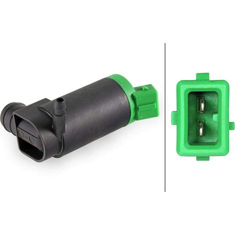 HELLA 8TW 006 848-071 Pompa acqua lavaggio, Pulizia cristalli, 12V, elettrico, Monopompa