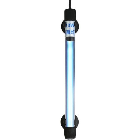 Lampe de stérilisation UV 13 W, stérilisateur UV submersible pour la désinfection de l'eau des aquariums et bassins, 220-240 V CA (1/5)