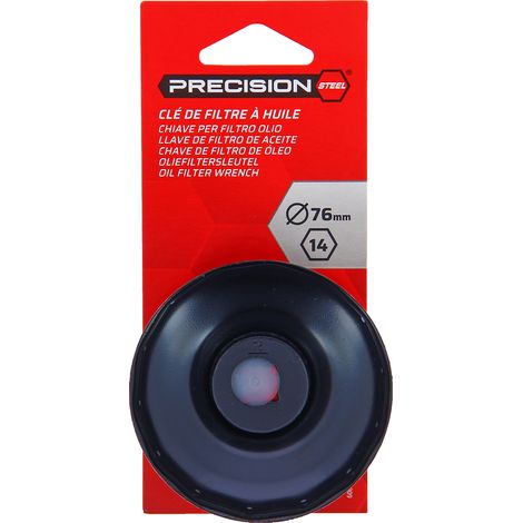Ölfilter-Werkzeugglocke, 76 mm, 14 Seiten - PRECISION STEEL - Zu verwenden mit einem 3/8-Ratschenwerkzeug - für Ölfilter vom Typ Mann (1/2)