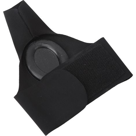 Manchon Hallux Valgus Anti-Dérapant Absorbant Chocs Ajustable Redresseur Séparateur d'Orteil pour Jour Nuit Pied Droit Noir (1/5)