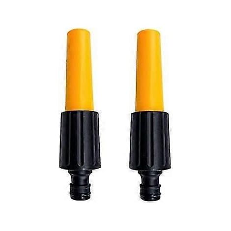 2pcs Hose Nozzle, Garden Spray Gun Nozzle Hose Sprayer Yellow (1/3)
