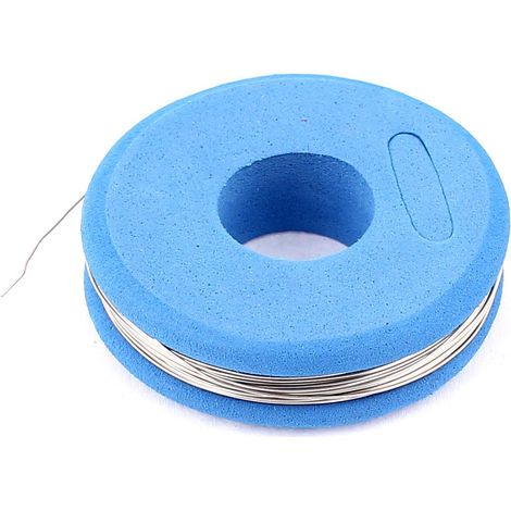 Alambre redondo de nicromo 80 de calibre 27 AWG, 0,35 mm, rollo de 24,6 pies, 11,33 ohmios/m, calentador (1/2)