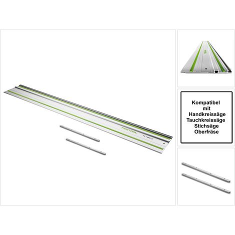 Festool FS 1080/2 Führungsschiene 1080 mm ( 491504 ) + 2x Verbindungsstück FSV ( 2x 482107 )