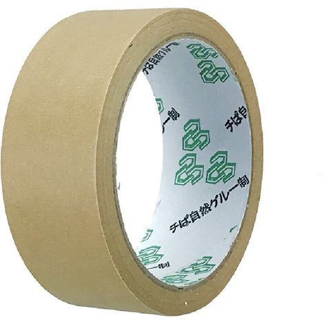 Autocollants, 1 rouleau (brun) Ruban de masquage haute adhérence 35 mm x 20 m, inscriptible pour l'étanchéité de la peinture automobile, papier crépon décoratif, ruban adhésif facile à déchirer. (1/5)