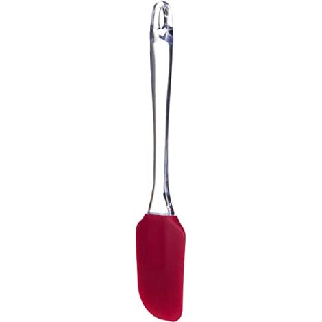 Metaltex Mrs. Spatula Spatola in Silicone c/Manico Mrs.Spatula, Rosso e Bianco, 28x5x5 cm (1/4)