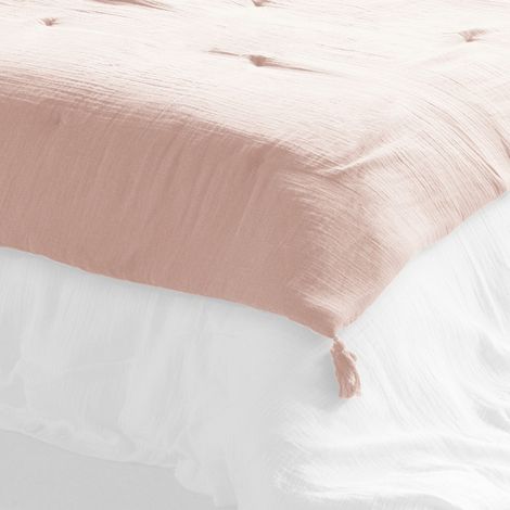 Boutis de lit gaze de coton guimauve
