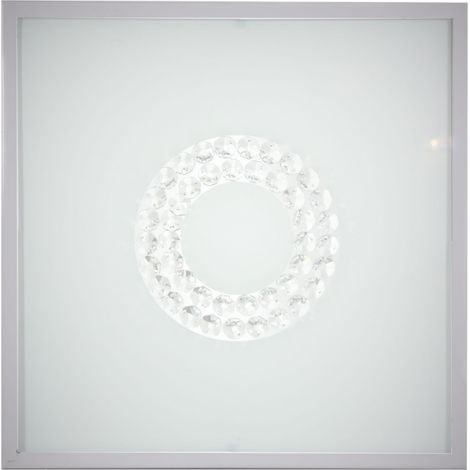 Plafoniera Candellux LUX 29x29 vetro LED 16W 6500K (1/2)