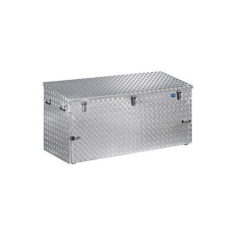 Caja de transporte de chapa de aluminio acanalada  con