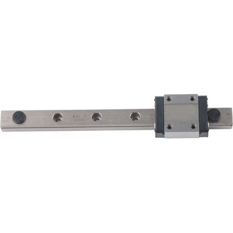 Guide de glissière linéaire miniature MGN12H, largeur 12 mm, compatible avec la plupart des équipements d'automatisation (150 mm). (1/5)