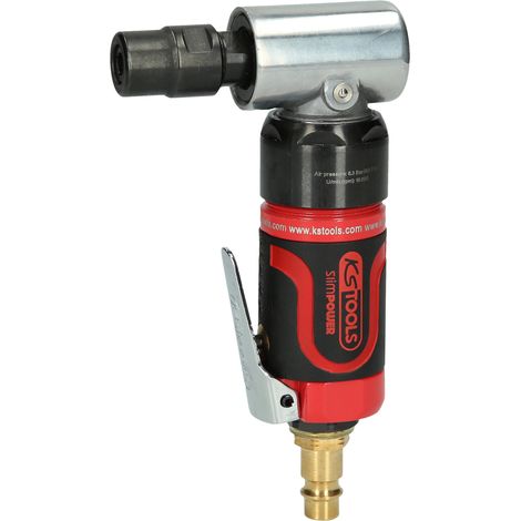 KS Tools SlimPOWER Mini-Druckluft-Winkelstabschleifer, 19.000 U/min (1/4)