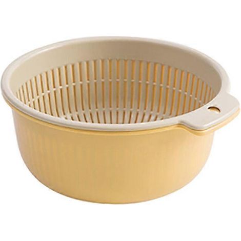 Multifunctional Drain Blue for Fruits and Vegetables, Storage Basket, Double Layer, Can Hang  Purple 20x9cm (1/4)