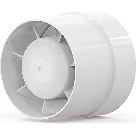 100 mm silent air extractor 12 W 107 m³/h battery operated aerator ventilation extractor for baths, vents, greenhouses, tents (1/5)