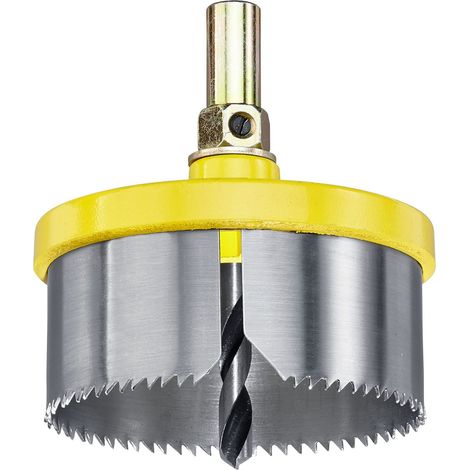 Scie cloche Ø 68 mm avec bonne capacité de coupe, plateau-support lourd en fonte d'aluminium et queue ronde (1/5)