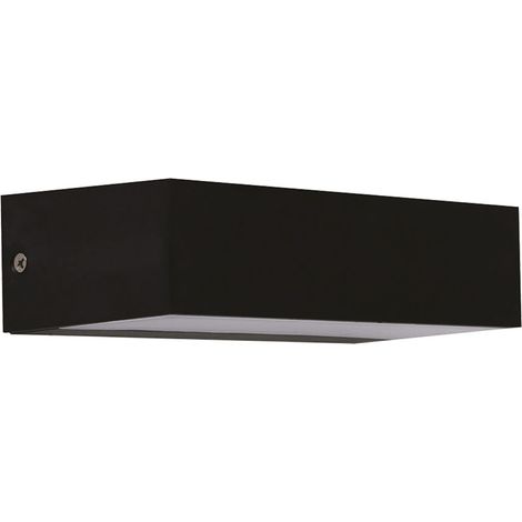Applique murale LED ANDIZ noir 9W 4200K IP65 (1/2)