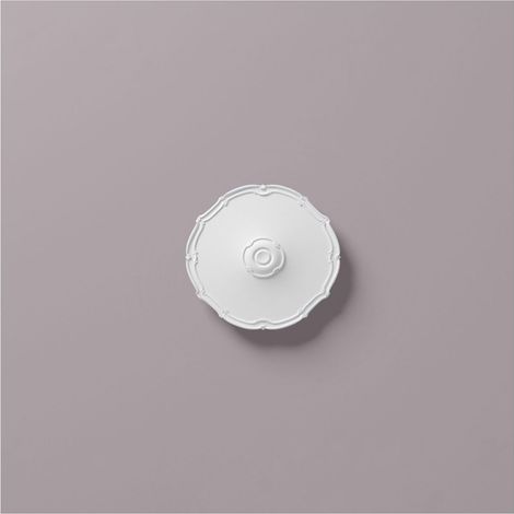 Rosetón NMC R16 ARSTYL Noel Marquet Elemento decorativo diseño atemporal clásico blanco diámetro 48 cm (1/3)