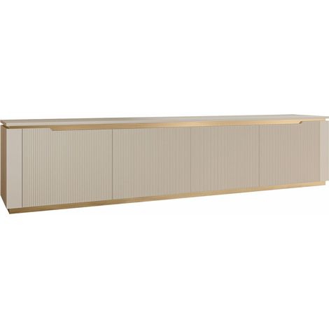 Meuble TV Comfivo Ovitas , Le nombre de portes: 0, Nombre de tiroirs: 0, 219x50x40cm
